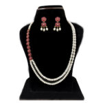 Dhilati 2 Lines Pearl Necklace