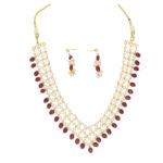 Odika 1 Line Pearl Necklace