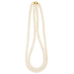2 Lines Pearl Necklace