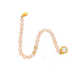 Pink Oval Pearl Bracelet