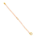 Pink Oval Pearl Bracelet