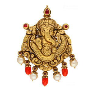 22KT Sidhi Vinayak Gold Pendant