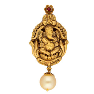22KT Dhaarmik Gold Pendant
