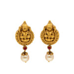 22KT Chinna Swamy Gold Earrings