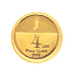 4 Gram 24Kt (999) Flower Gold Coin