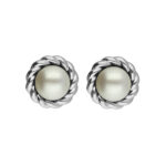 92.5 Silver Freshwater Pearl Earrings