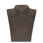 22KT Stylish Ruby Gold Chain