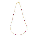 22KT Stylish Ruby Gold Chain