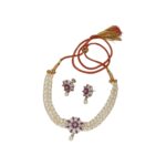 Unique 2 String White Pearl Choker