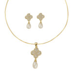 Myra Pearl Pendant Set