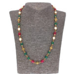 22KT Multicolor Handcraft Gold Chain
