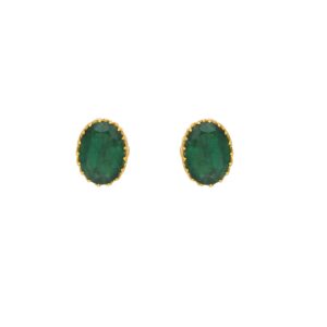 22KT Gold Handmade Simple Studs