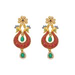 22KT Chandbalis Style Traditional Gold Earrings