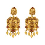 22KT Jhumkas Style Traditional Gold Earrings