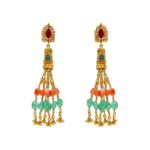22KT Jhumkas Style Traditional Gold Earrings