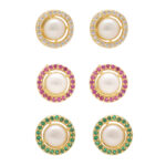 Forever In Love Pearl Earrings Combo