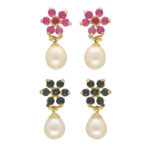 Regal Pearl Earrings Combo