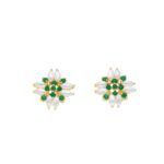 Emerald Combo of 6 Pair Earrings