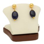 22KT Blue Sapphire Gold Hangings