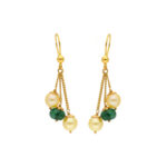 22KT Hangings Style Contemporary Gold Earrings