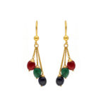 22KT Hangings Style Contemporary Gold Earring