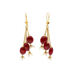 22KT Hangings Style Contemporary Gold Earrings