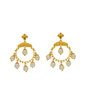 22KT Class Handcraft Gold Chandbalis