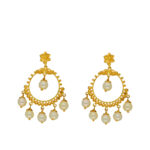 22KT Chandbalis Style Traditional Gold Earrings