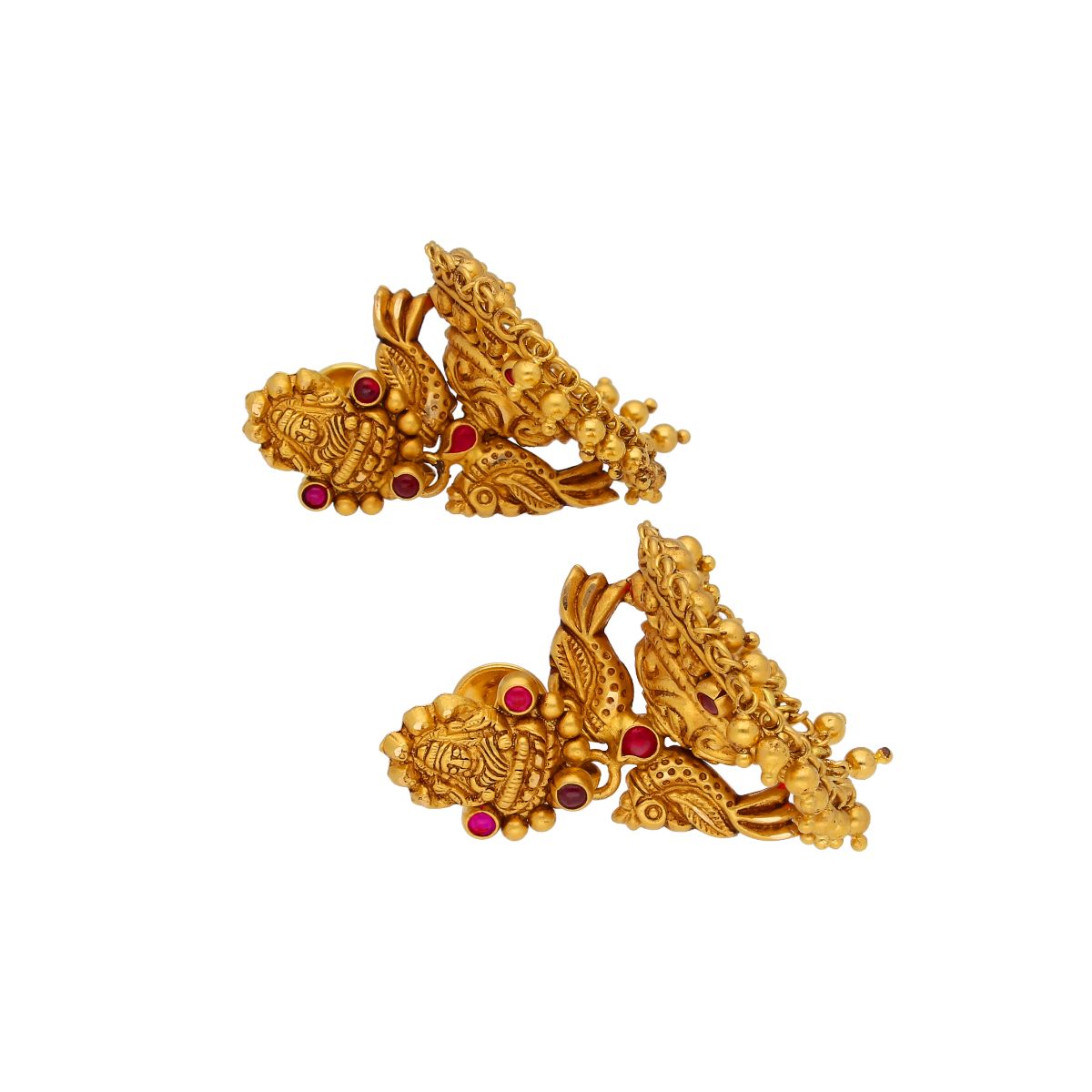 22KT Jhumkas Style Contemporary Gold EarringsProduct code:JPFEB-20