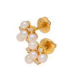 22KT Gold Tristars Studs
