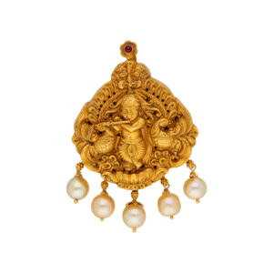 22KT Treditoinal Temple Gold Pendant