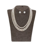 Navya 3 Lines Pearl Necklaces