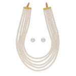 Meera 5 Lines Pearl Necklaces
