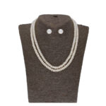 Saanvi 2 Lines Pearl Necklaces