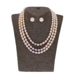 Yochana 3 Lines Pearl Necklaces