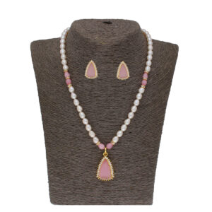 Baani 1 Line Oval Pearl Set