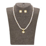 925 Lotus Flower Pendant Set