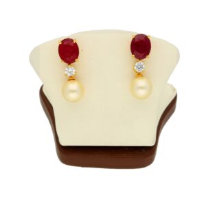 22KT Classical Gold Drop Earrings