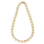 The Executive Serenity Golden South Sea Pearl Necklace