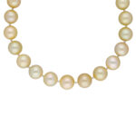 The Executive Serenity Golden South Sea Pearl Necklace