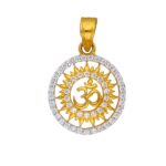 22KT Treditional Om Gold Pendant