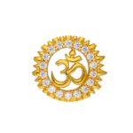 22KT Treditional Om Gold Pendant