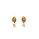 22KT Stud With Hanging Style Traditional Gold Earrings