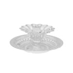 Floral Silver Pooja Diya By Sri Jagdamba Pearls