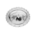 Flower Silver Pooja Thali