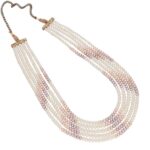 Dhilati 5 Lines Button Pearl Set