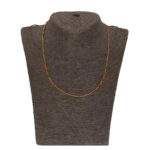 22KT Designer Ruby Emerald Gold Chains