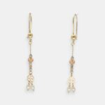 18kt Starry Gold Earrings