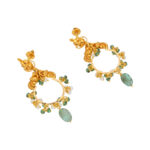 22KT Chandbalis Style Traditional Gold Earrings