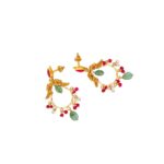 22KT Chandbalis Style Handcrafted Gold Earrings